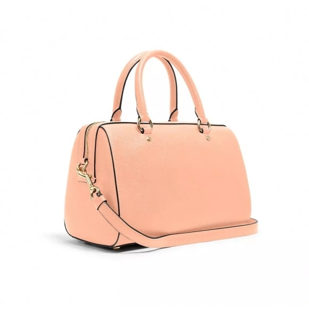 💛🔹️COACH🔹️ Women's Leather Rowan Satchel Handbag Color:  Faded Blush  NWOT - Picture 3 of 11